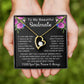 To My Beautiful Soul Mate, Forever Love Necklace