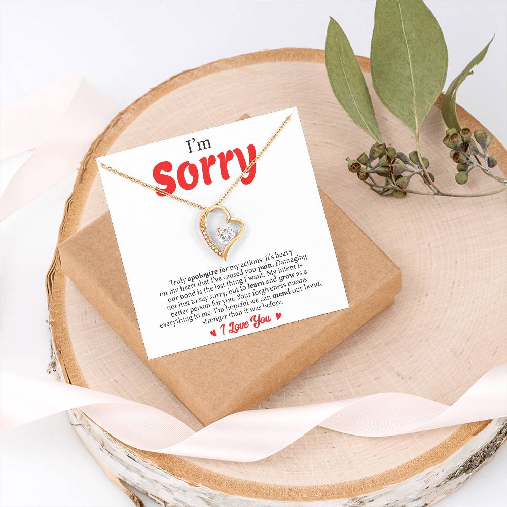 Eternal Apology of Forever Love Necklace