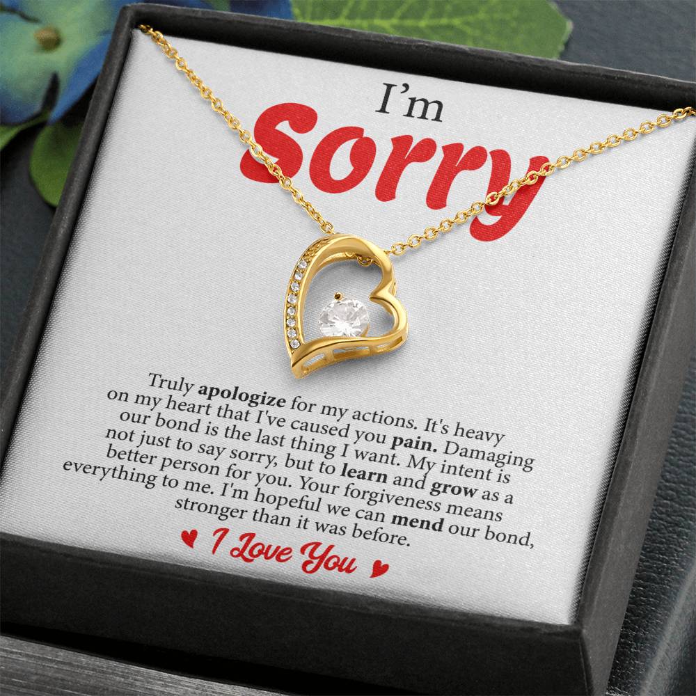 Eternal Apology of Forever Love Necklace