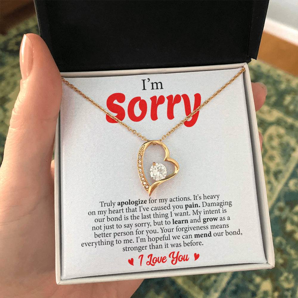 Eternal Apology of Forever Love Necklace