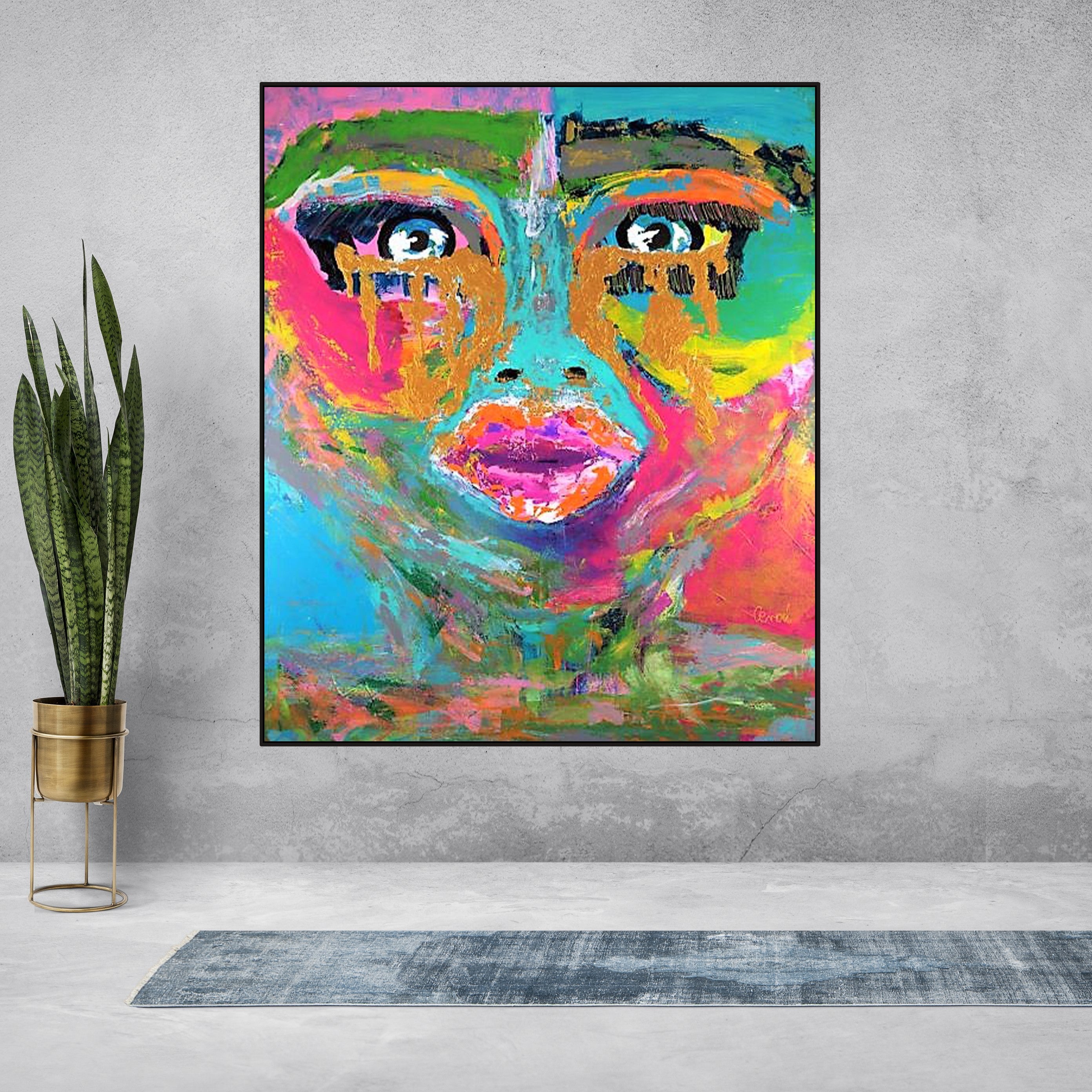 Golden Tears Of Joy - Canvas