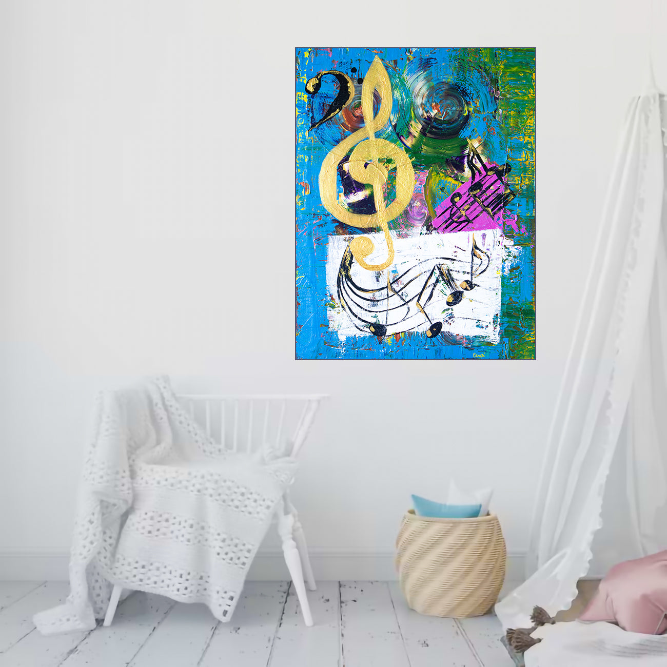 Lassen Sie die Musik spielen - Acrylglasbild