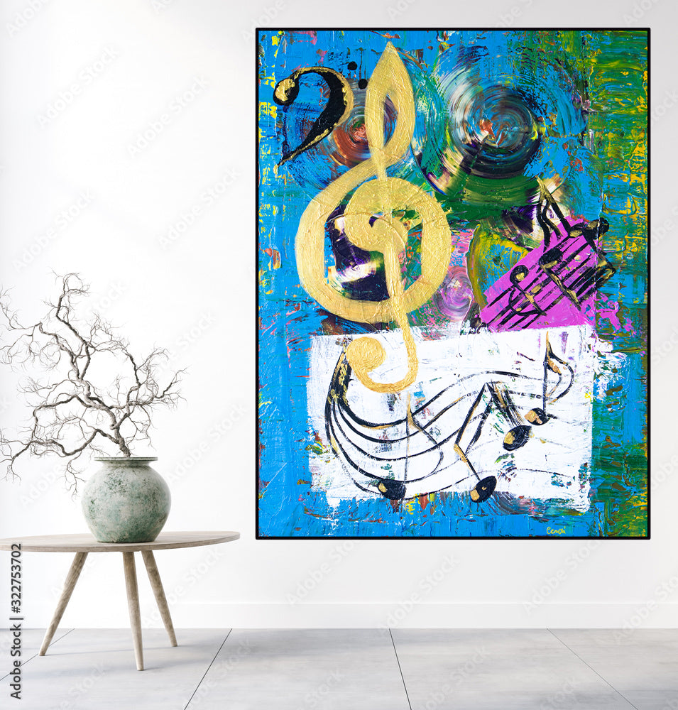 Let The Music Play - Canvas Print