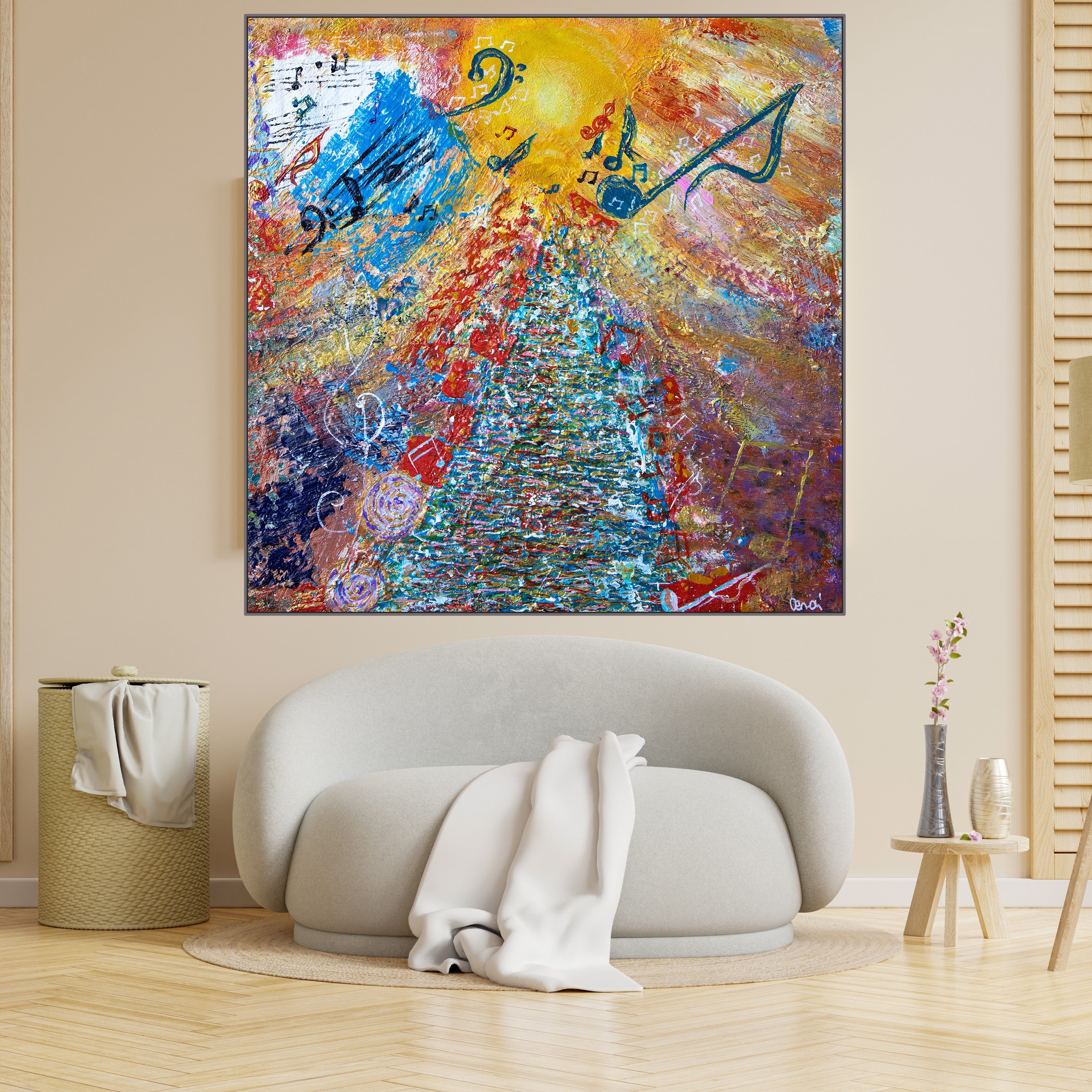 sun - canvas print