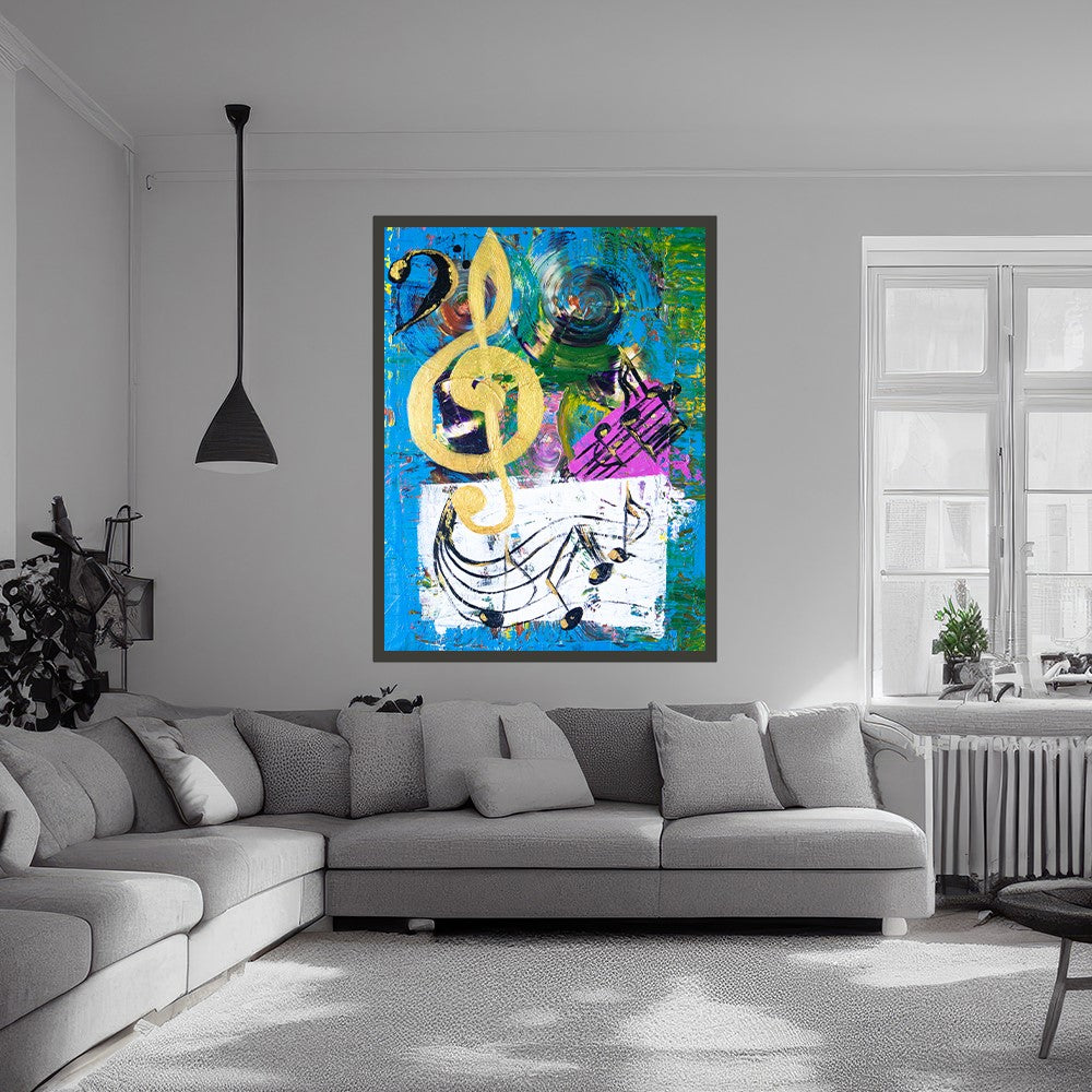 Lassen Sie die Musik spielen - Acrylglasbild