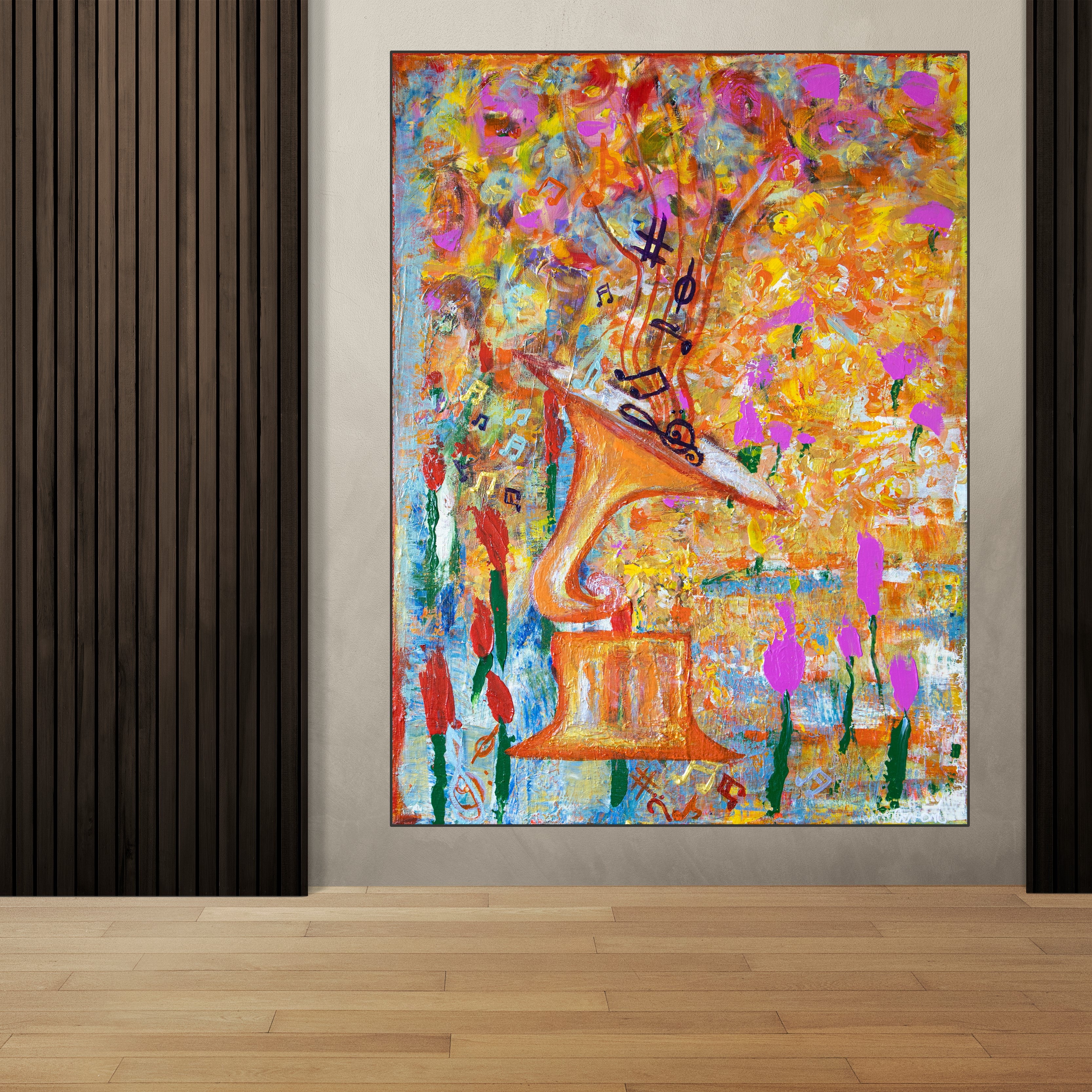 Life Is A Music - Canvas Print