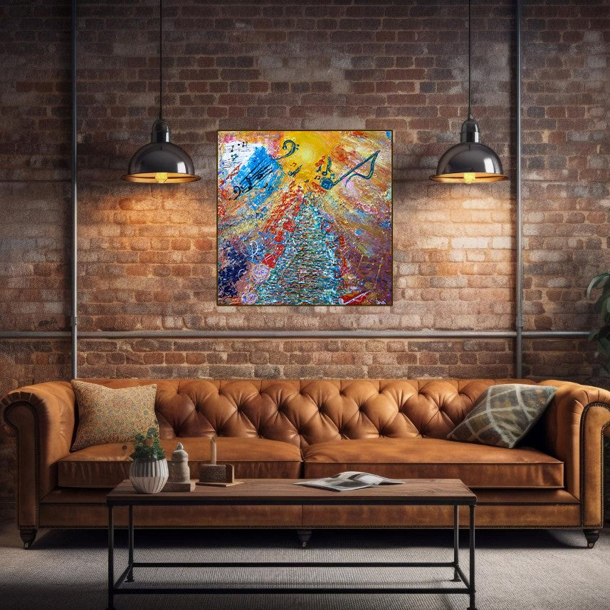 sun - canvas print