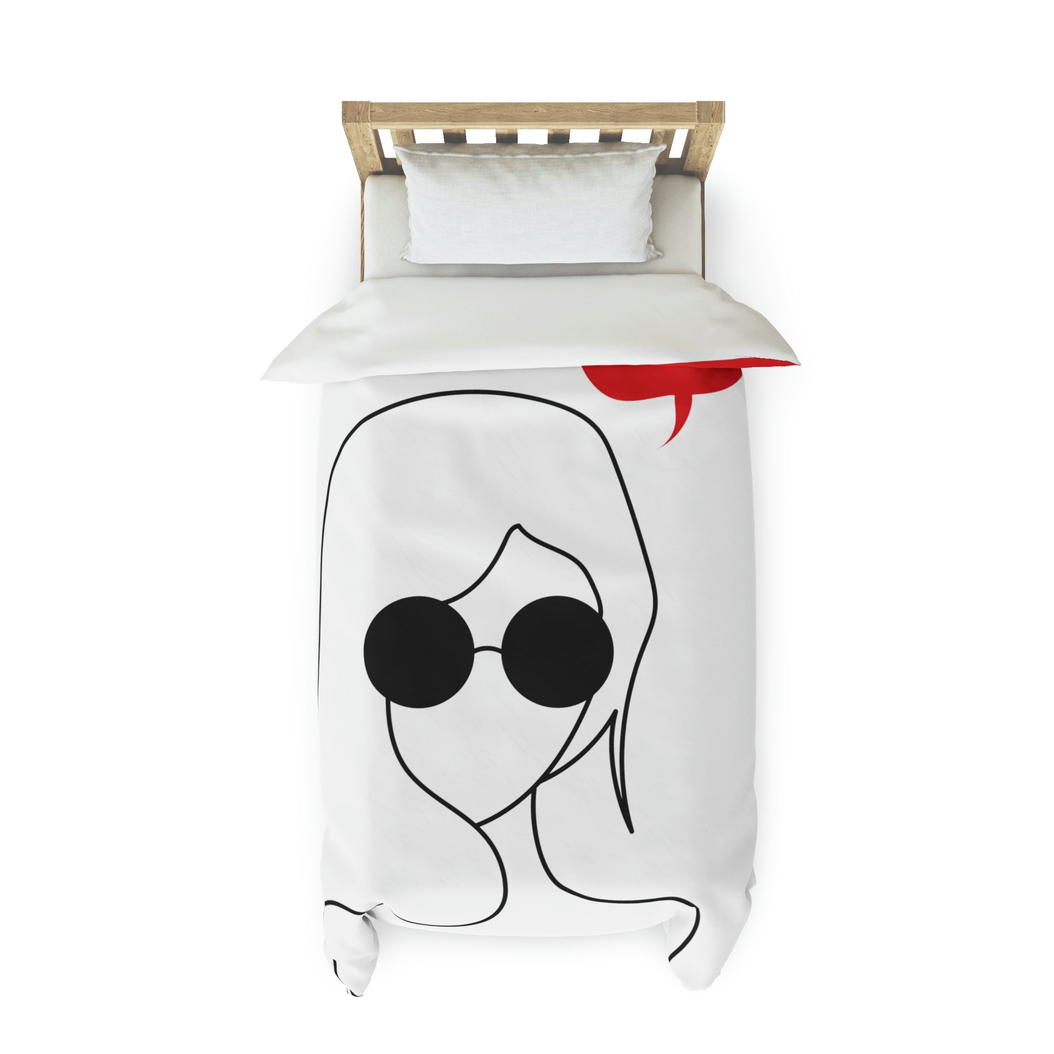 Duvet Cover,  Woman´s Face