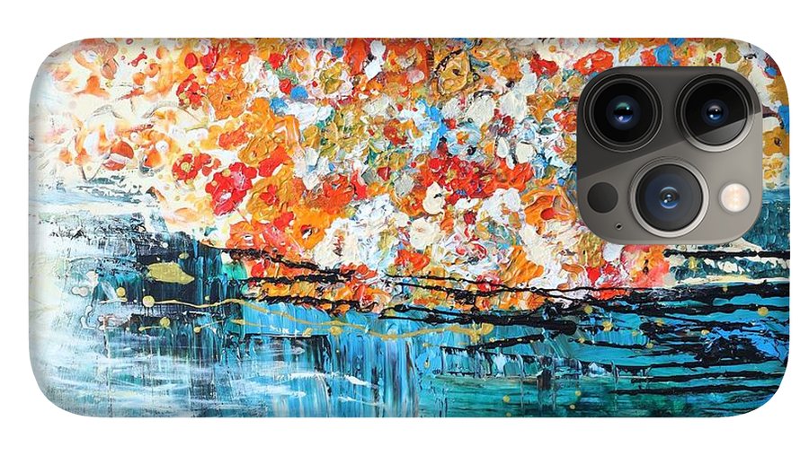 Flowers on The Water - Phone Case