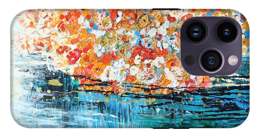 Flowers on The Water - Phone Case