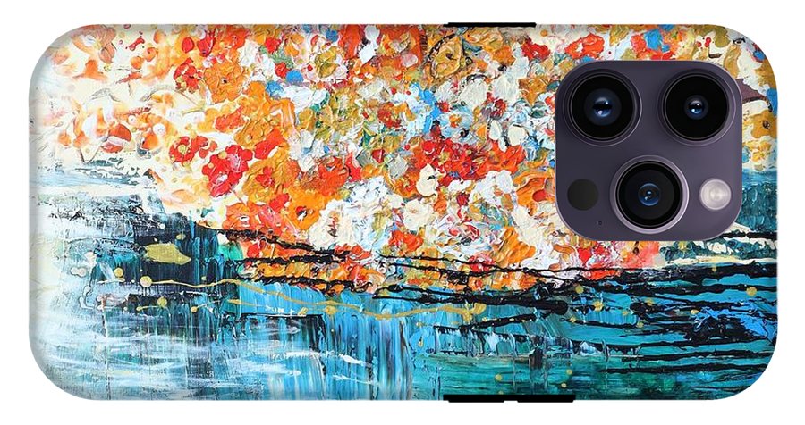 Flowers on The Water - Phone Case