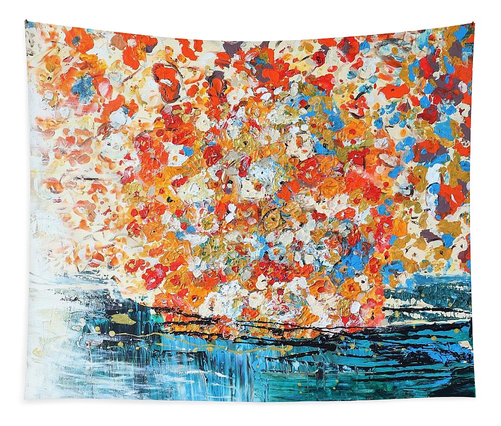 Flowers on The Water - Tapestry