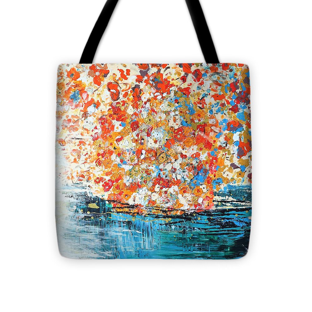 Flowers on The Water - Tote Bag