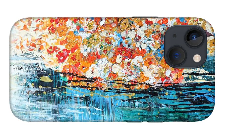 Flowers on The Water - Phone Case