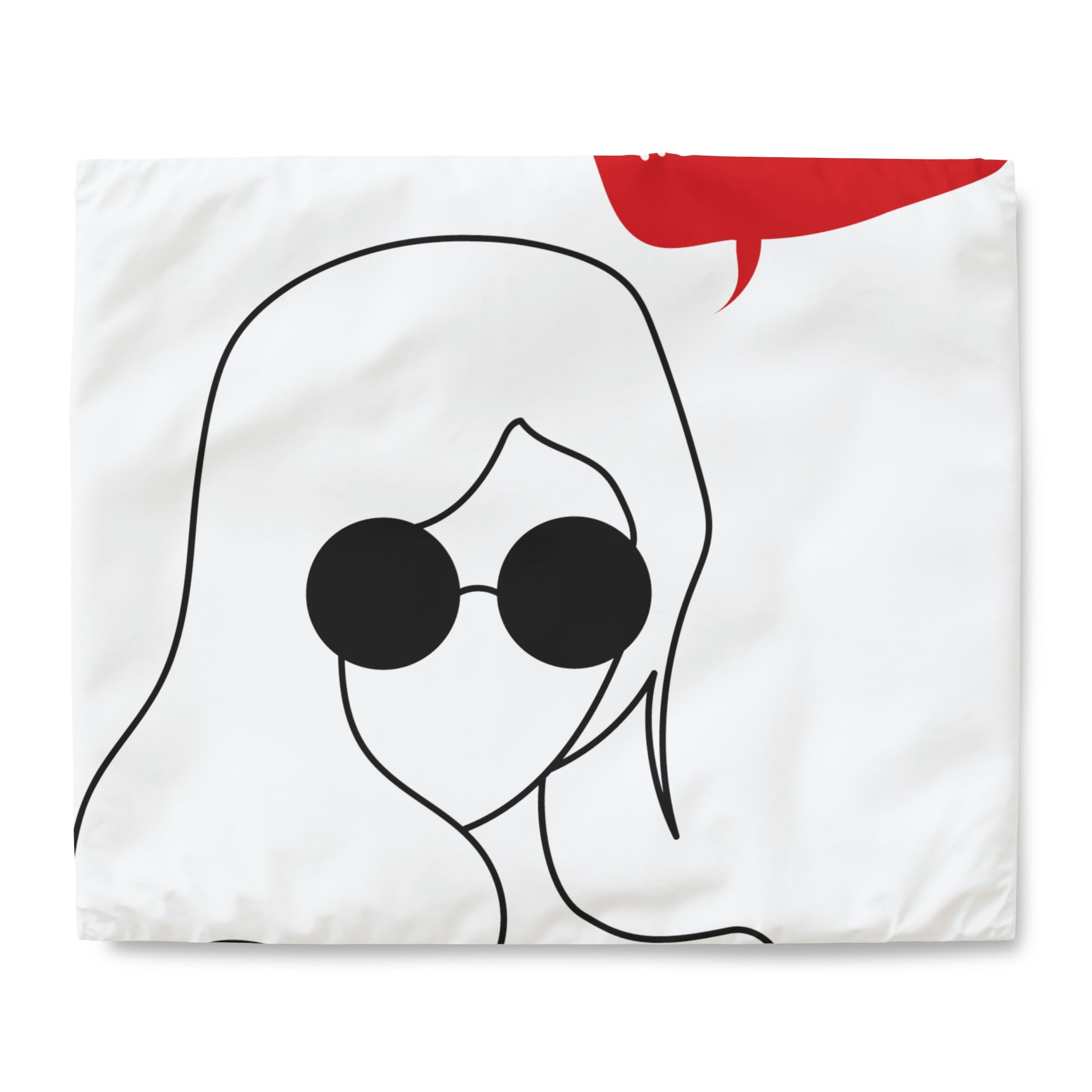 Duvet Cover,  Woman´s Face