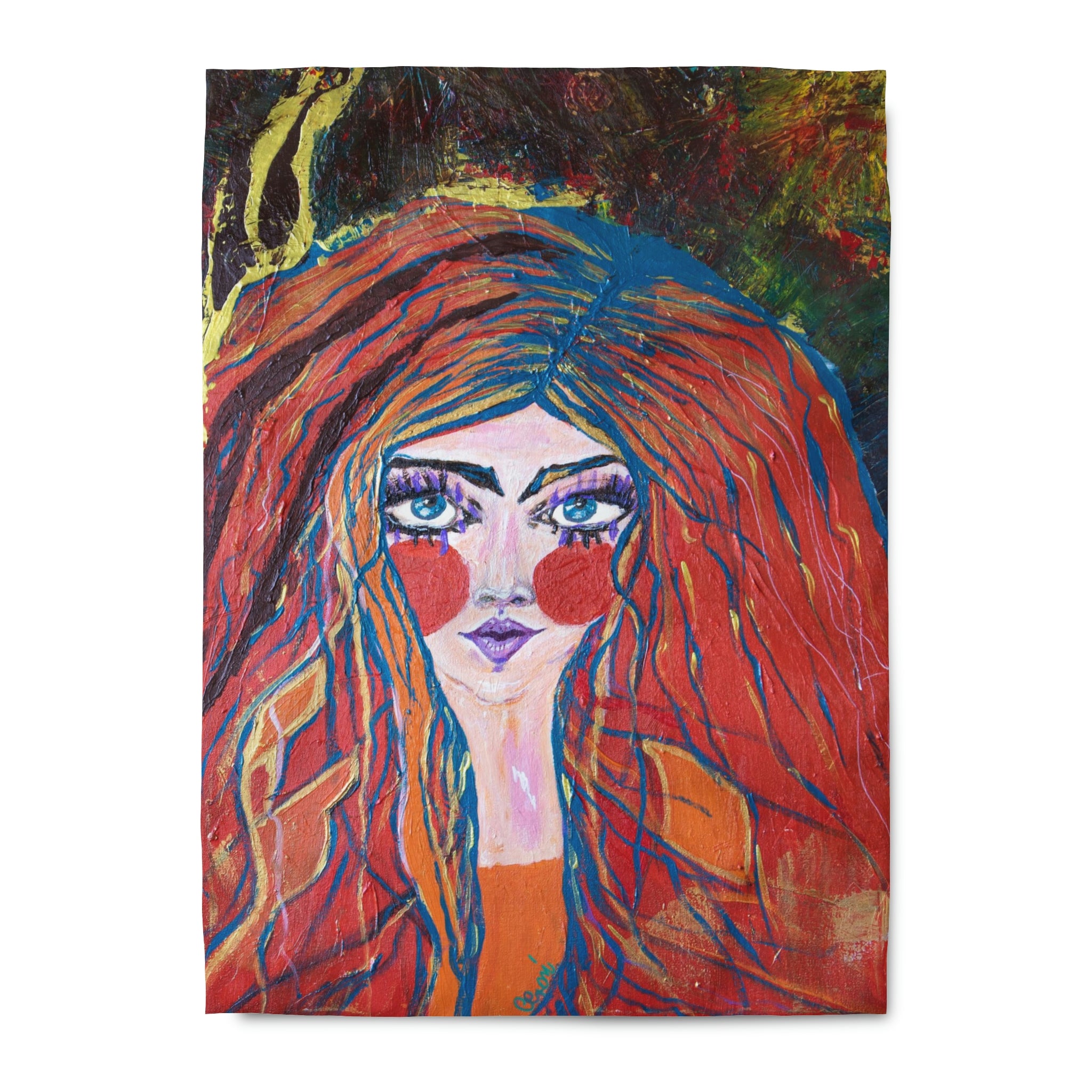 Duvet Cover,  Abstract Woman Face