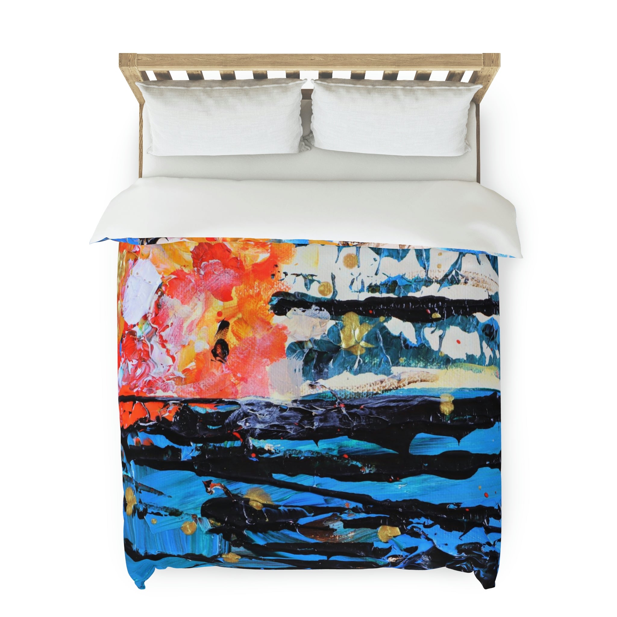 Duvet Cover,  Flowers On A Water