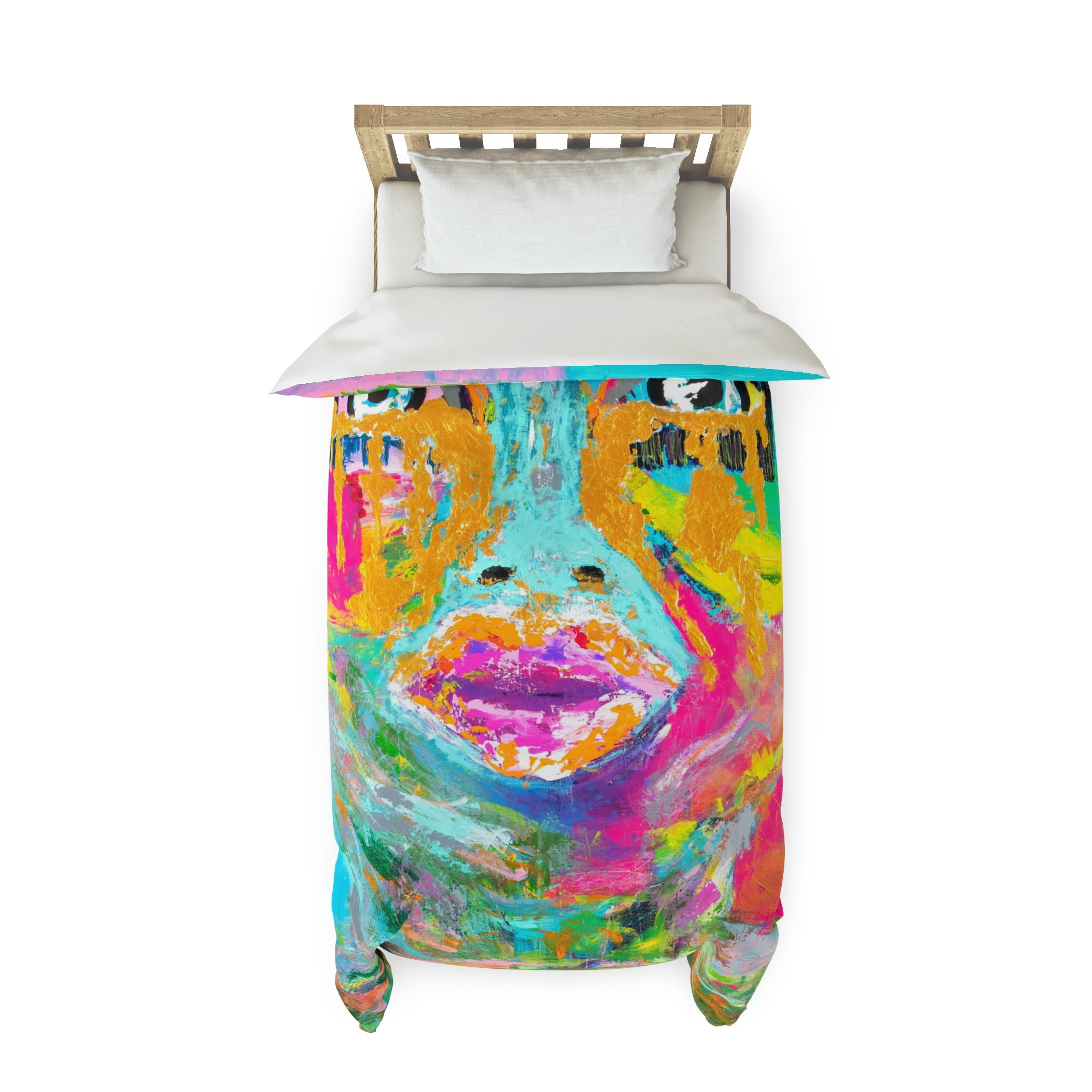 Duvet Cover, A Woman With Golden Tears