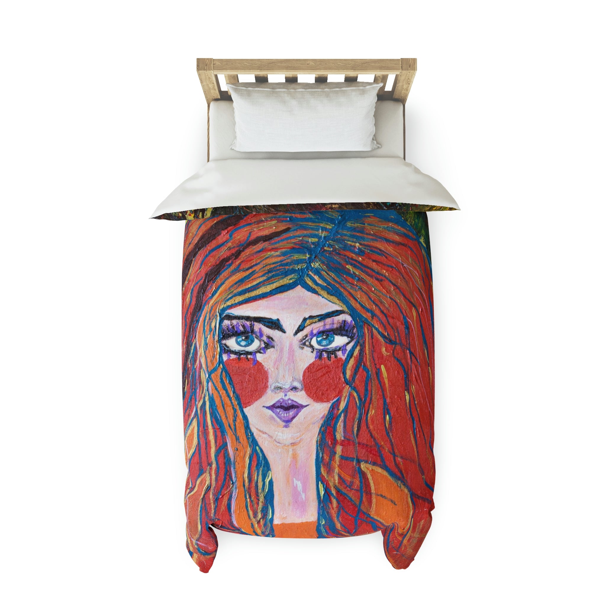 Duvet Cover,  Abstract Woman Face