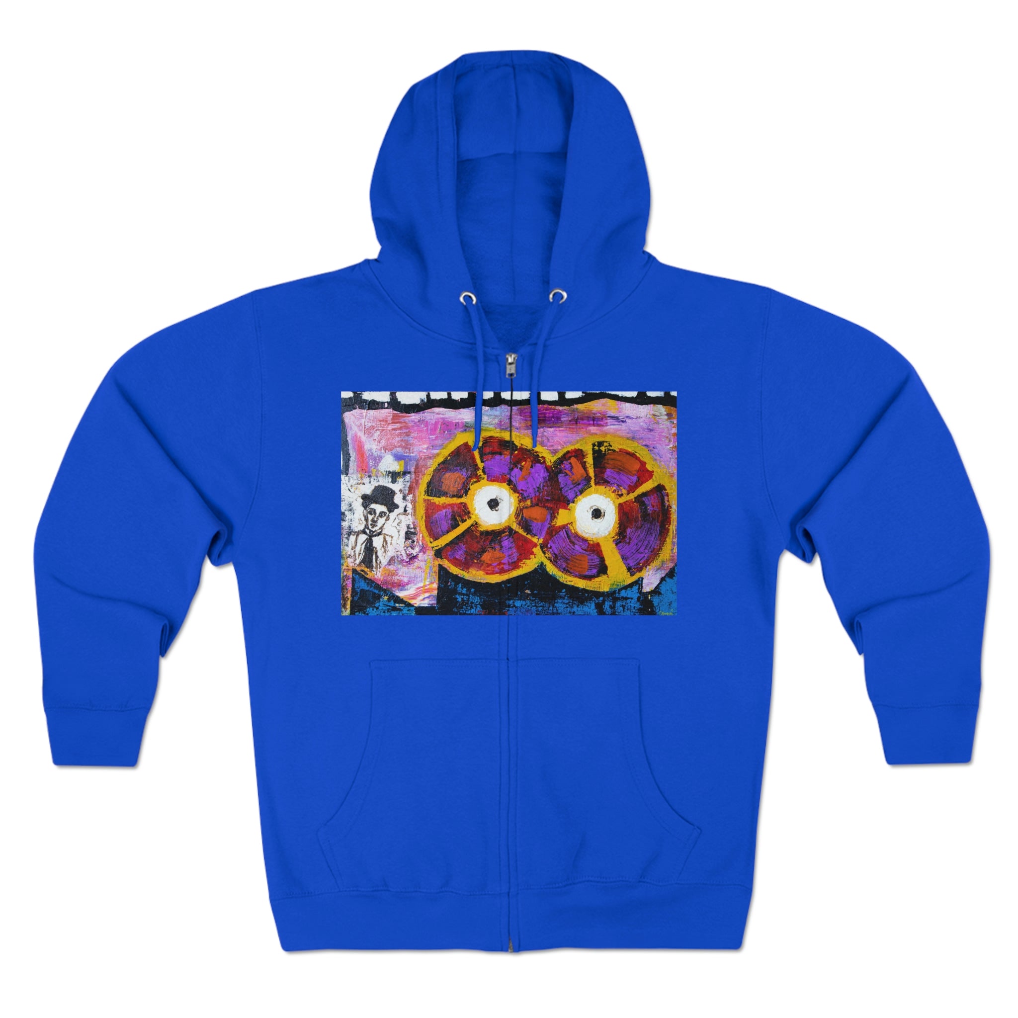 Unisex Premium Full Zip Hoodie, Stylish Artisan-Crafted Zip-Up Hoodie for Art Lovers