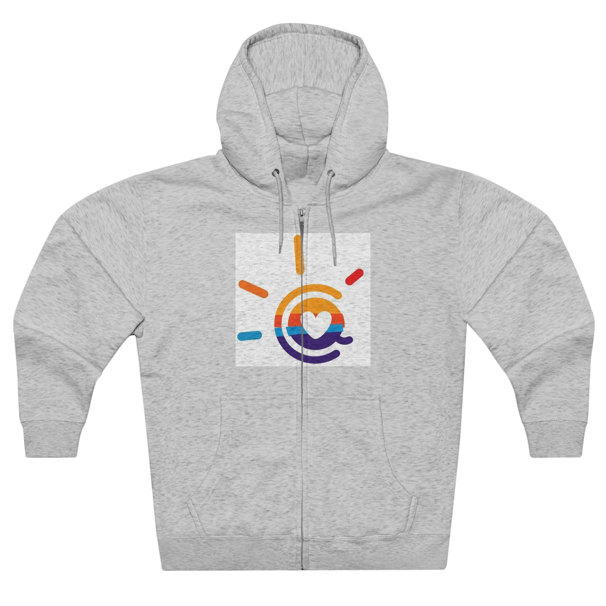 Unisex Premium Full Zip Hoodie, Stylish Artisan-Crafted Zip-Up Hoodie for Art Lovers