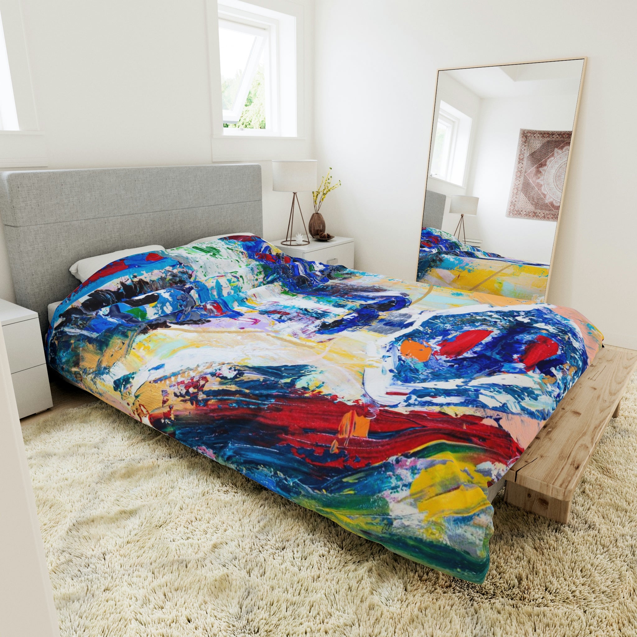 Duvet Cover,  Abstract Man Face