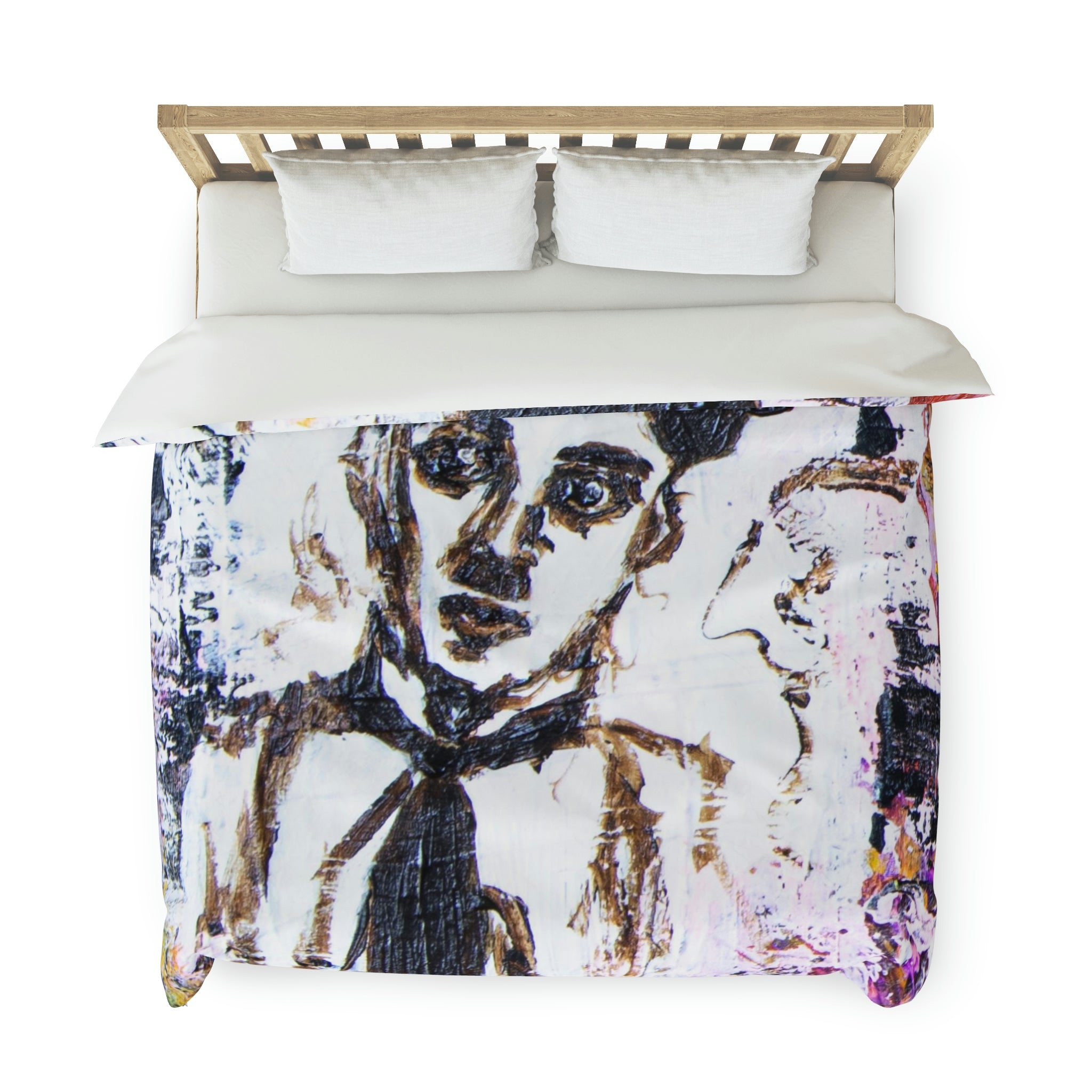 Duvet Cover,  Old Cinema Motive: Charlie Chaplin´s Face