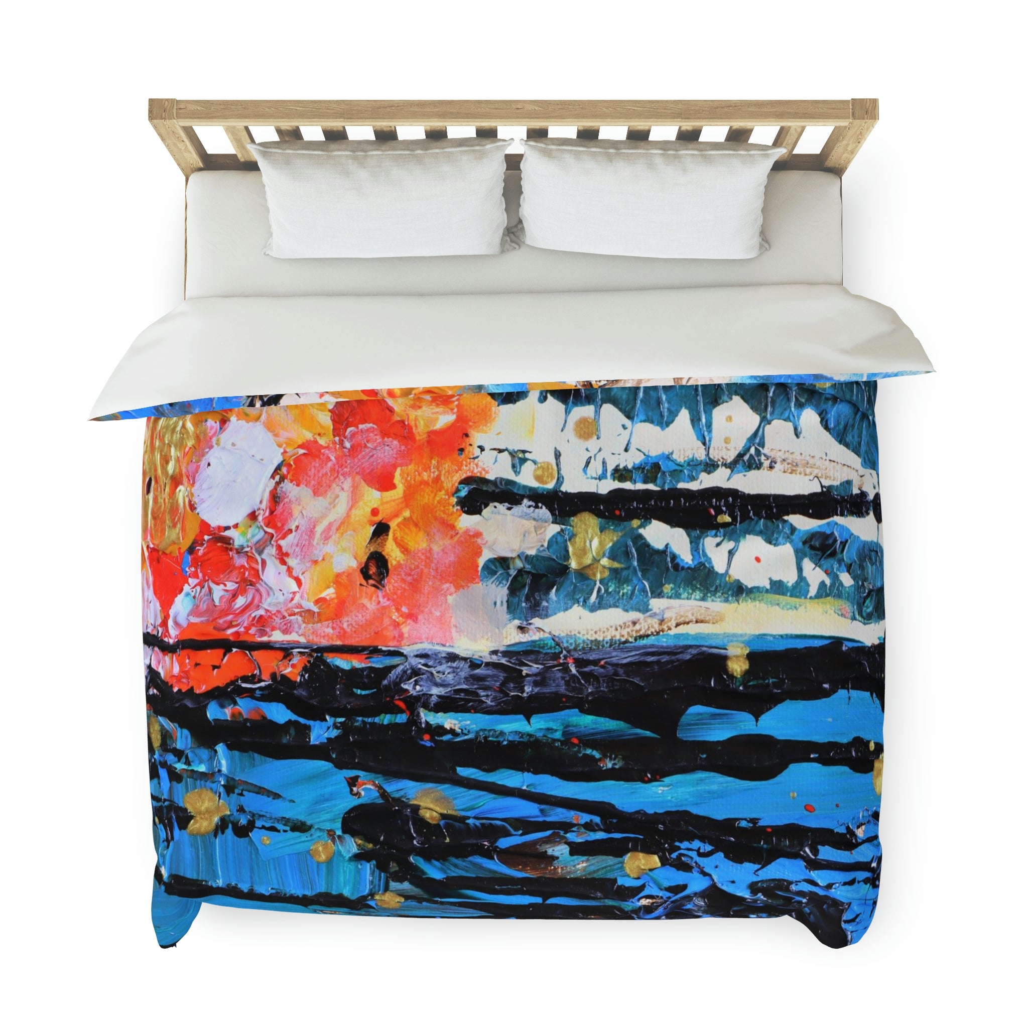 Duvet Cover,  Flowers On A Water