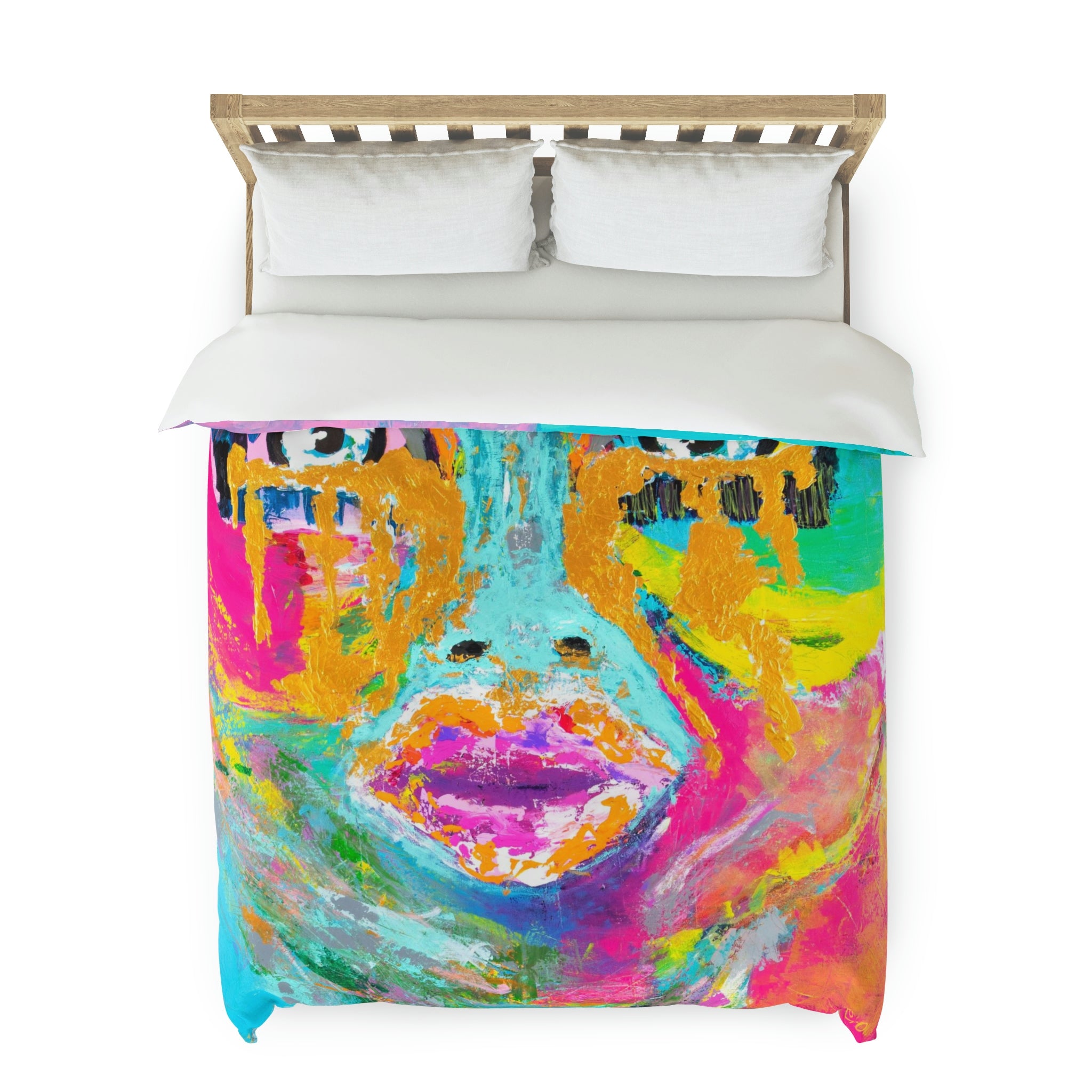 Duvet Cover, A Woman With Golden Tears