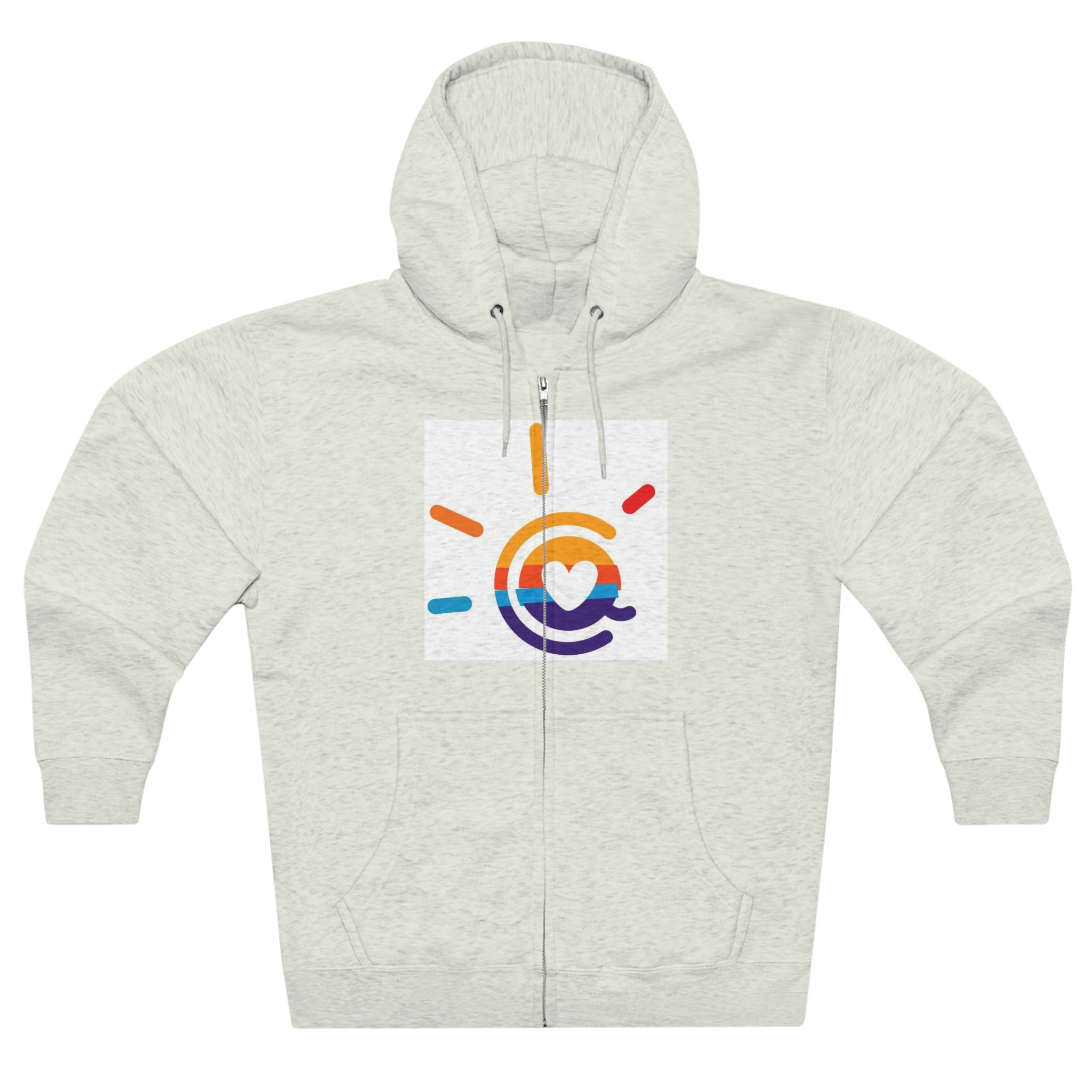 Unisex Premium Full Zip Hoodie, Stylish Artisan-Crafted Zip-Up Hoodie for Art Lovers