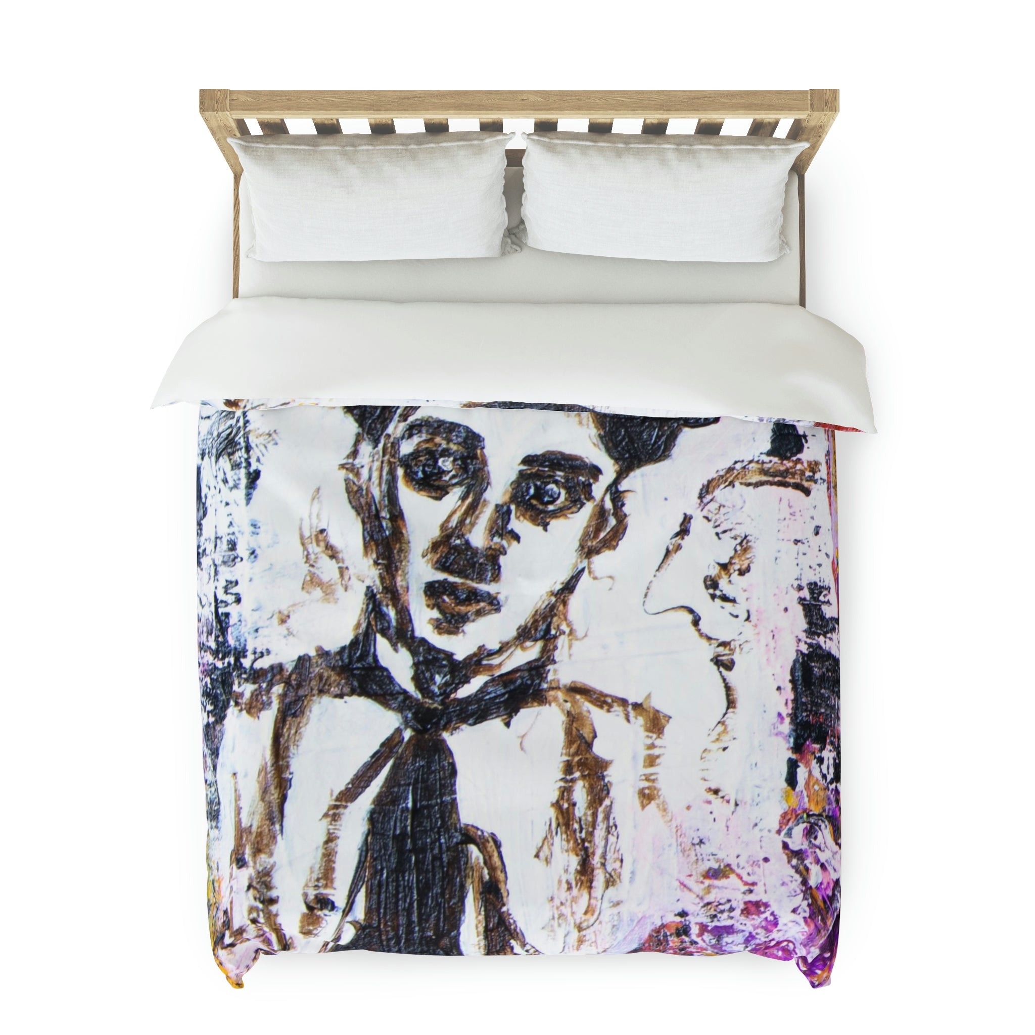 Duvet Cover,  Old Cinema Motive: Charlie Chaplin´s Face