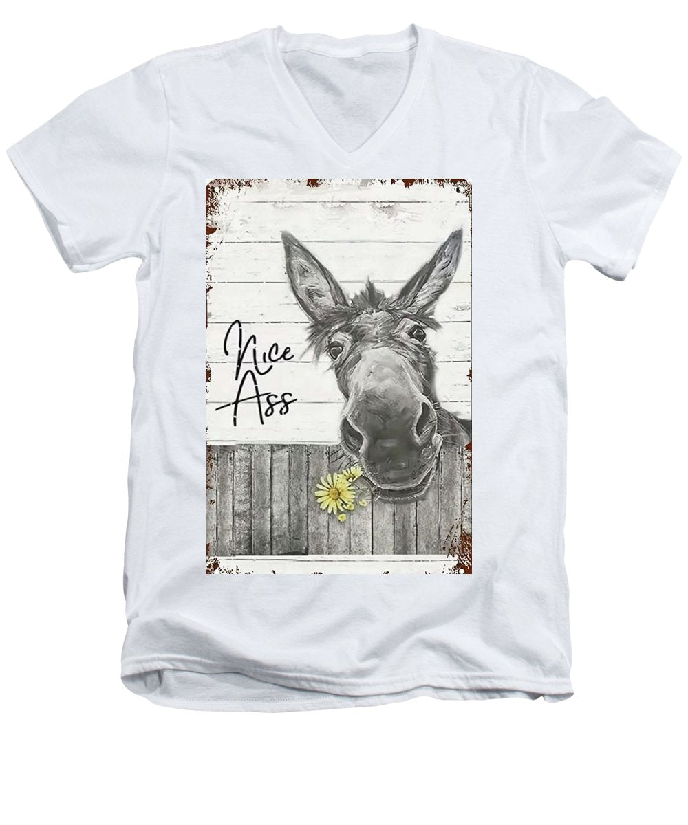 Donkey - Men's V-Neck T-Shirt