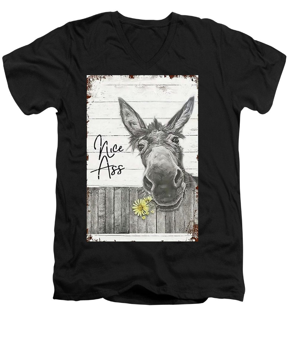 Donkey - Men's V-Neck T-Shirt