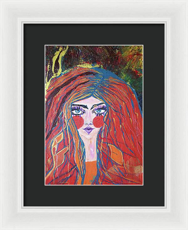 Eblouie par la nuit - Framed Print