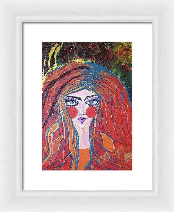 Eblouie par la nuit - Framed Print