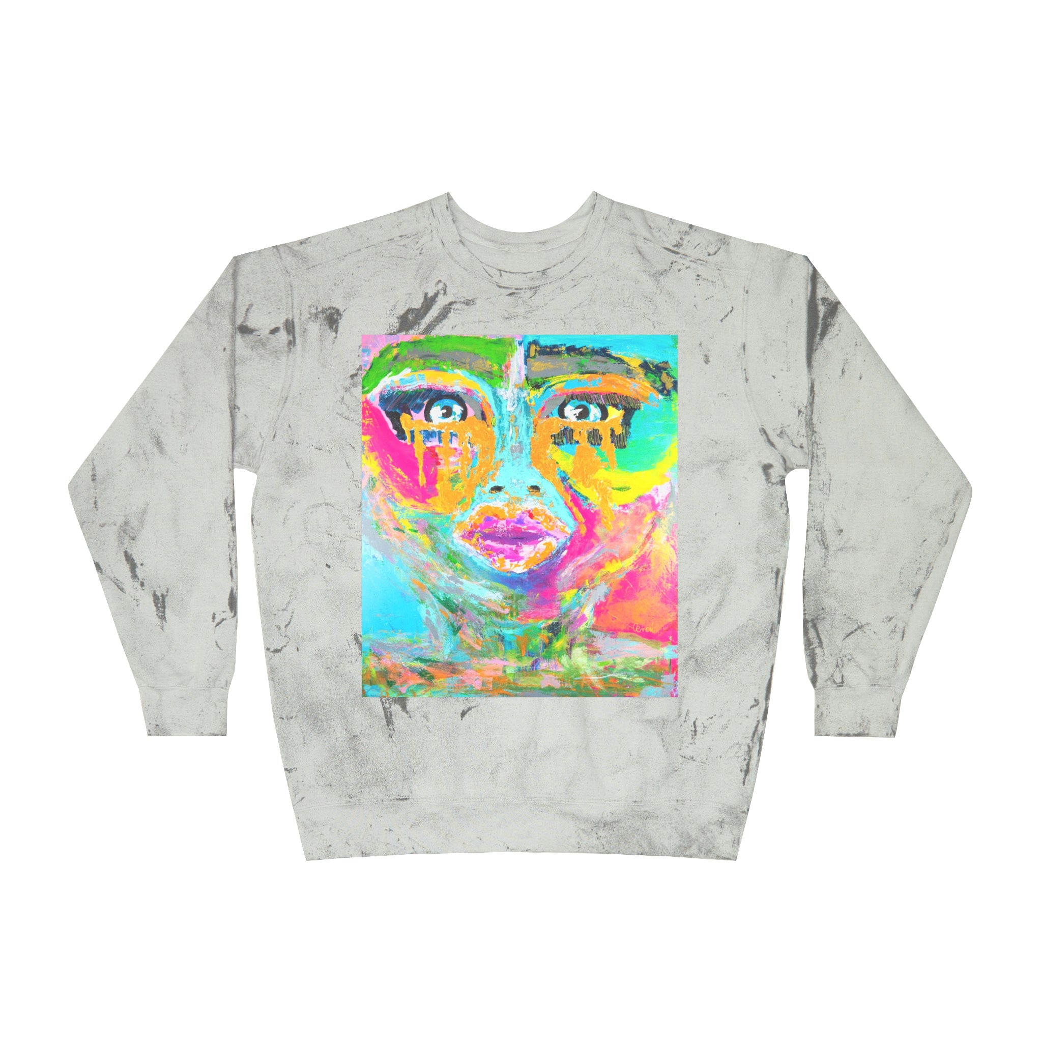 Unisex Color Blast Crewneck Sweatshirt