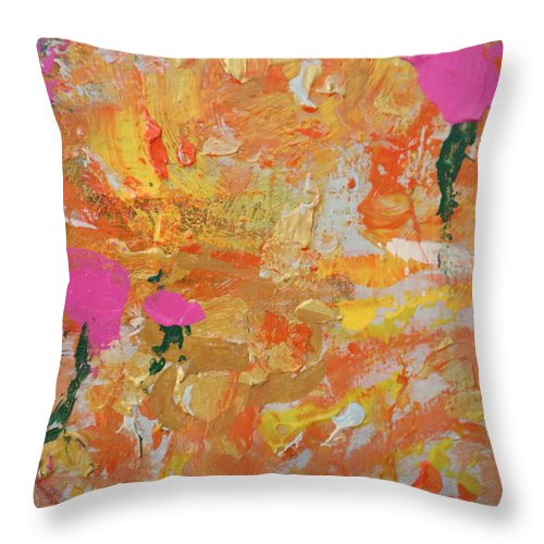 Flowers of Dreams - Throw Pillow