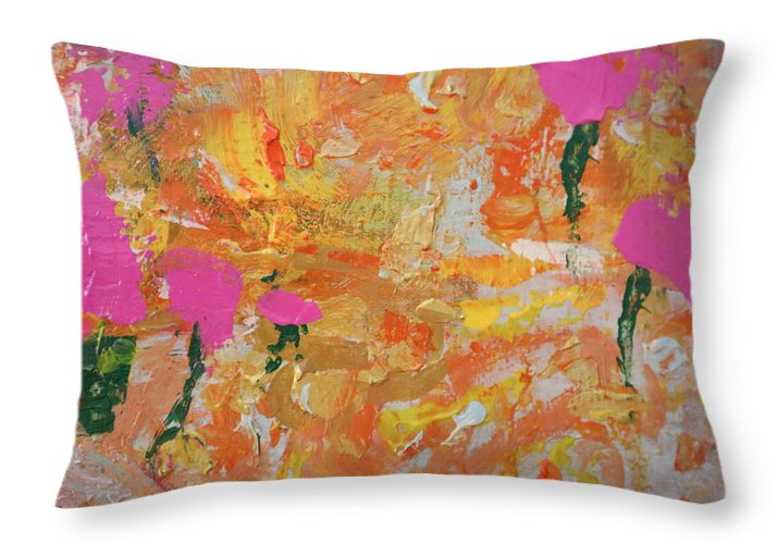 Flowers of Dreams - Throw Pillow