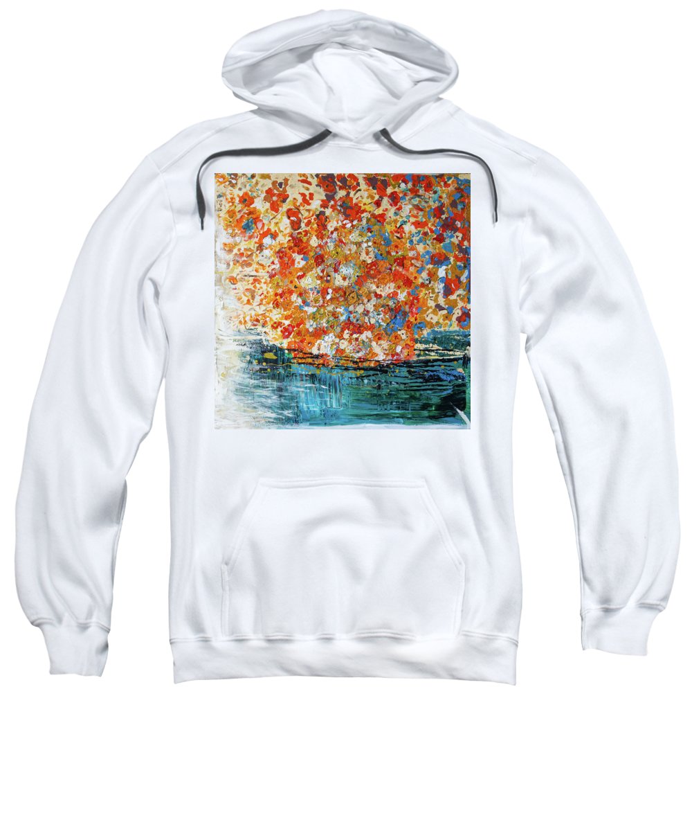 Flowers On The Water - Hoodies