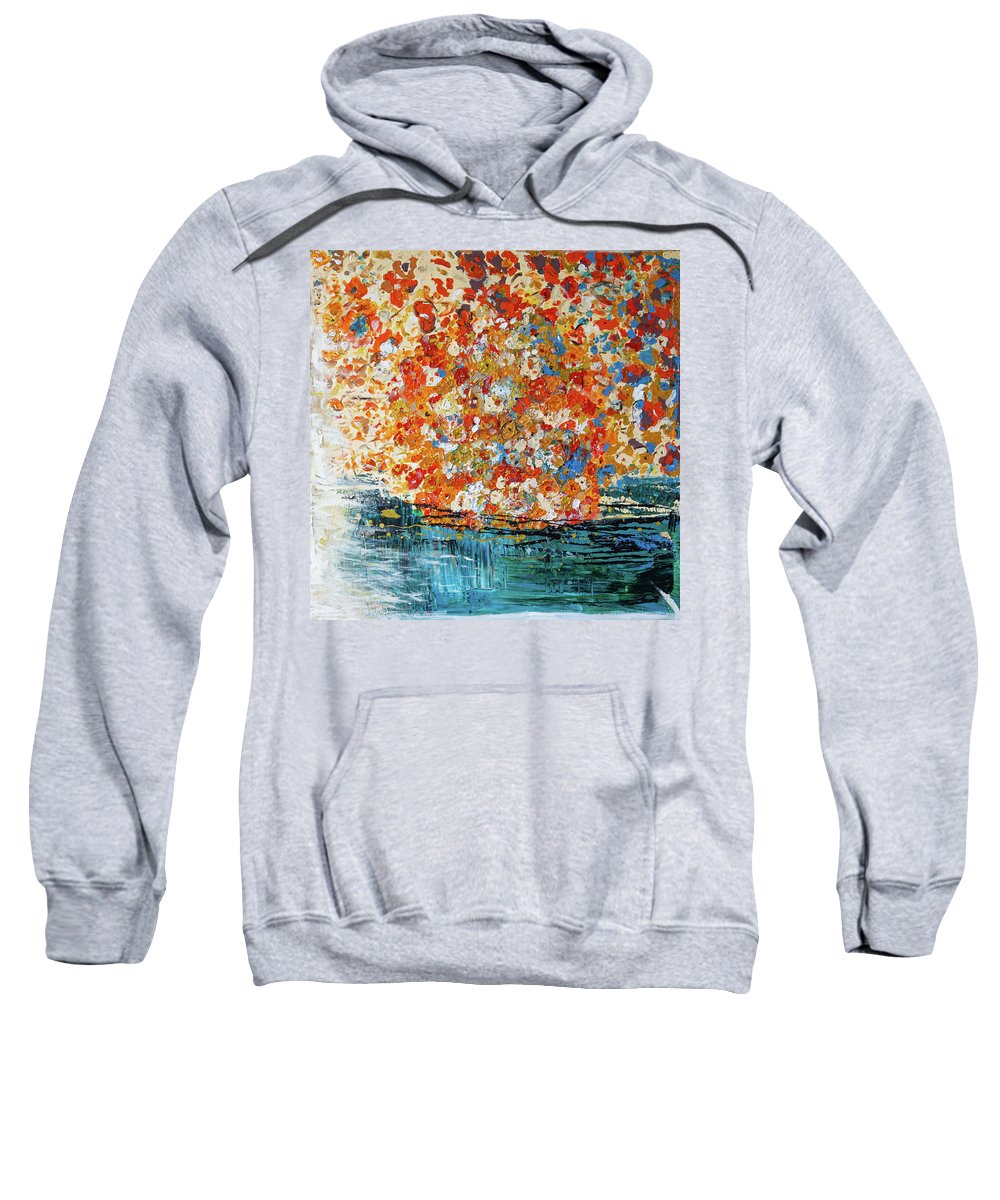 Flowers On The Water - Hoodies