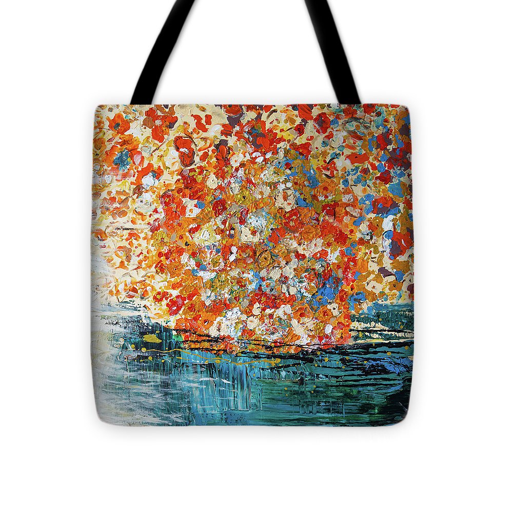 Flowers On The Water - Tote Bag