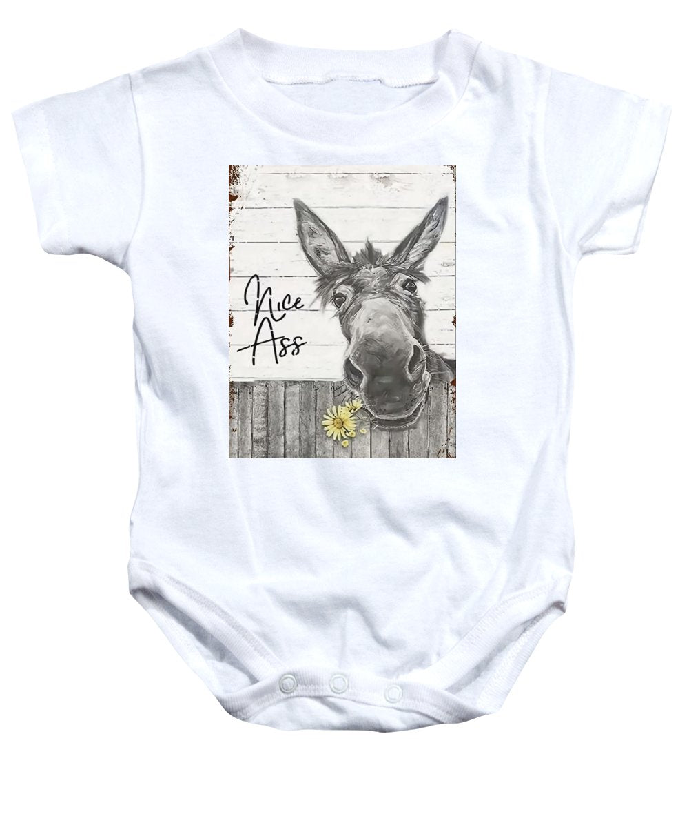 Funny Donkey - Baby Onesie