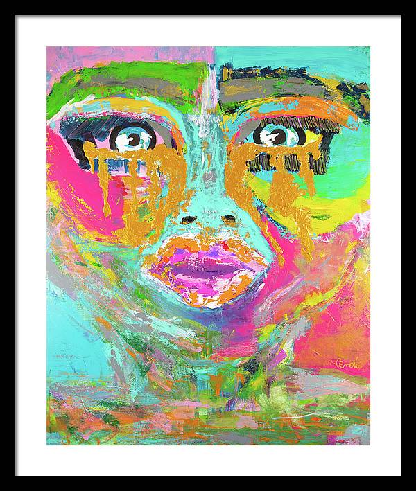 Golden Tears of Joy - Framed Print