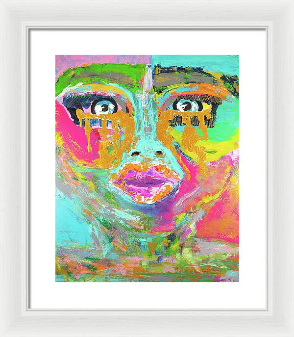 Golden Tears of Joy - Framed Print