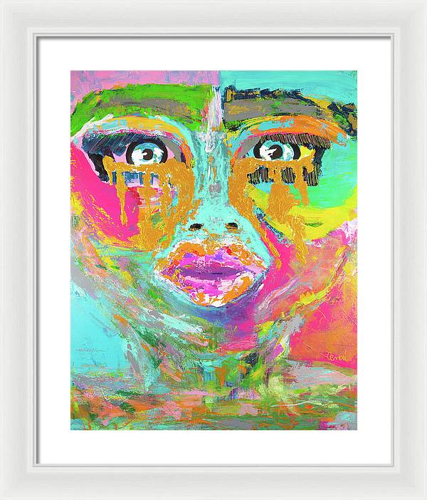 Golden Tears of Joy - Framed Print