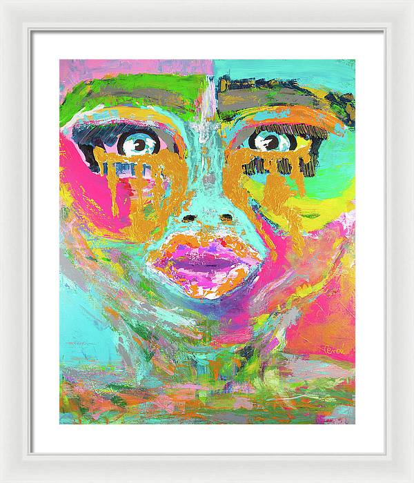 Golden Tears of Joy - Framed Print