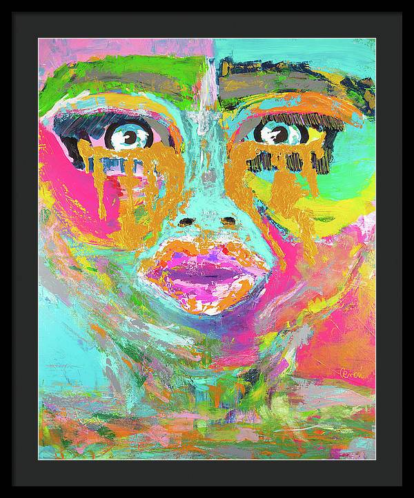 Golden Tears of Joy - Framed Print