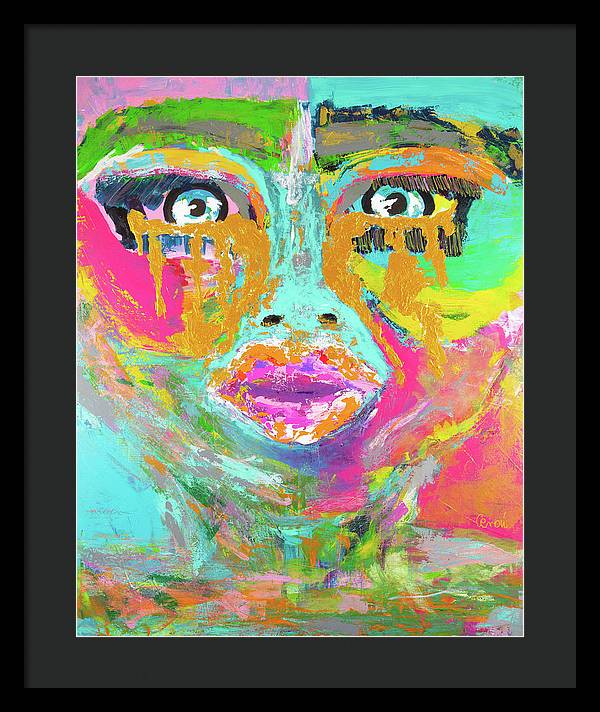 Golden Tears of Joy - Framed Print