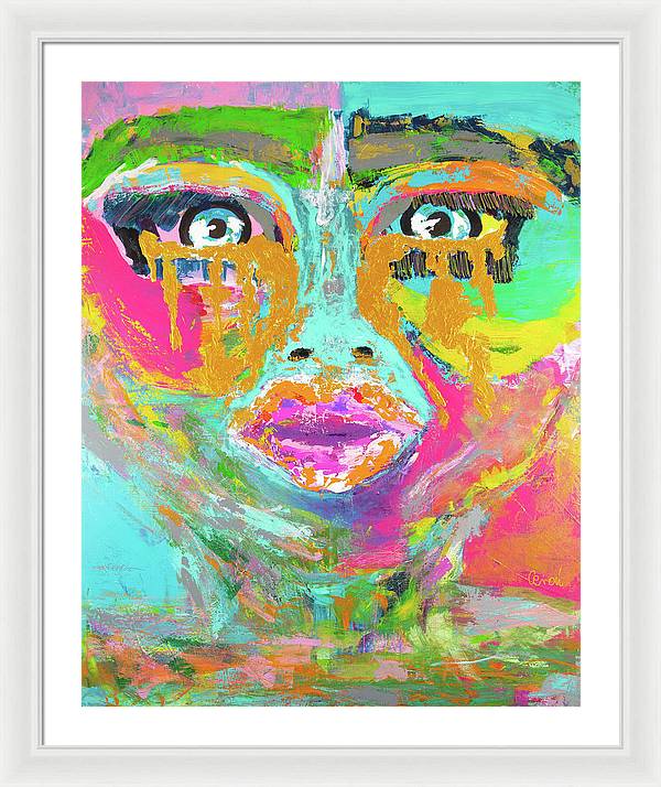 Golden Tears of Joy - Framed Print