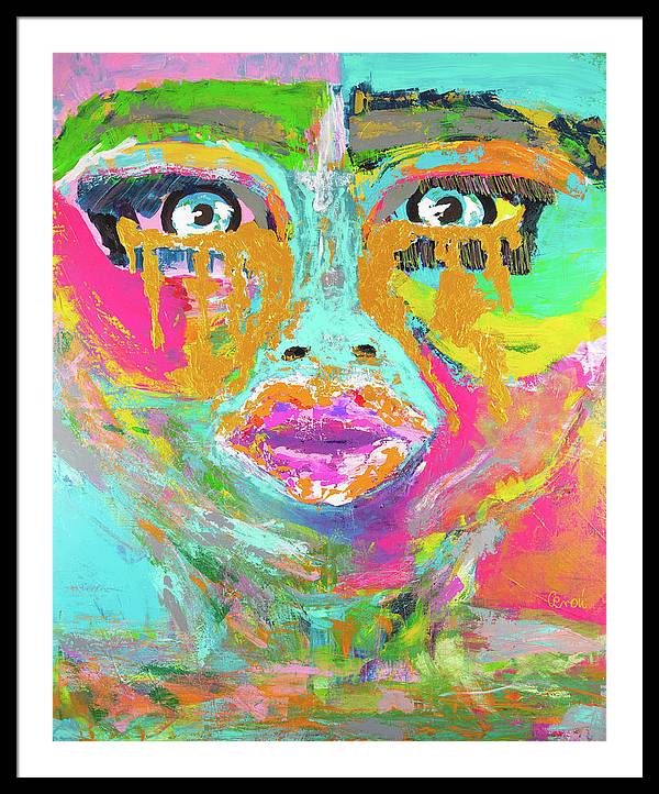 Golden Tears of Joy - Framed Print